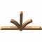 Ekena Millwork Redmond Smooth Timber Gable Bracket, Western Red Cedar, 60"W x 32"H x 3 1/2"D x 3 1/2"F, 13/12 Pitch GBW060X32X0404RED00SWR - alternate 4